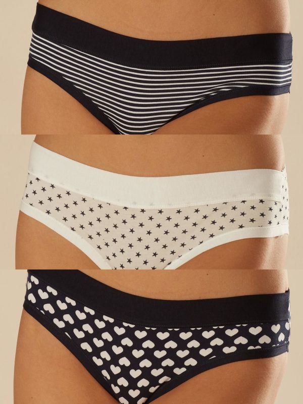 Velkoobchod Sada bavlněných kalhotek s tištěným potiskem