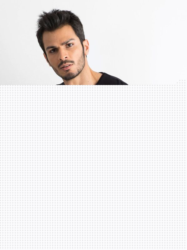 Velkoobchod Pánské tričko s nápisem černé