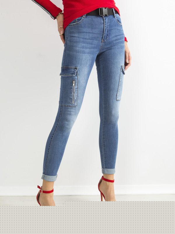 Velkoobchod Modré džínové trubice s čepičkami na noze