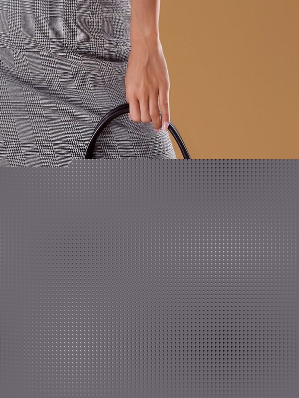 Velkoobchod Černá kožená taška s okrasnými zipy