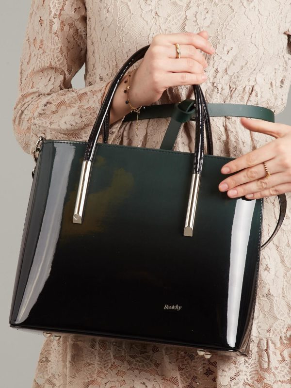 Velkoobchod Zelena a cerná ombre taška