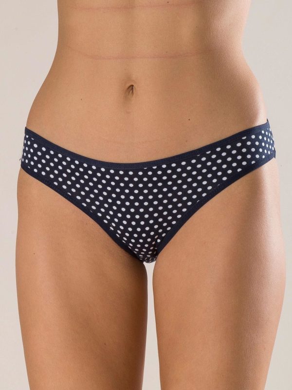 Velkoobchod Tmavě modré voňavé dámské kalhotky 3-pack