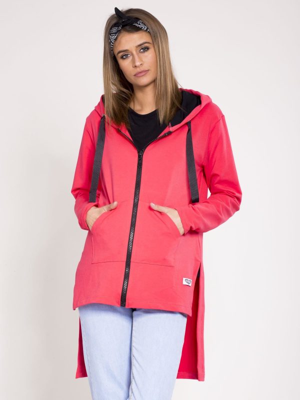 Velkoobchod Mikina asymetrická korálová mikina