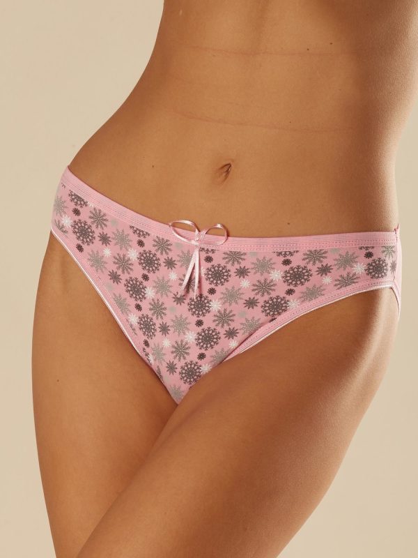 Velkoobchod Růžové Vzorové dámské kalhotky