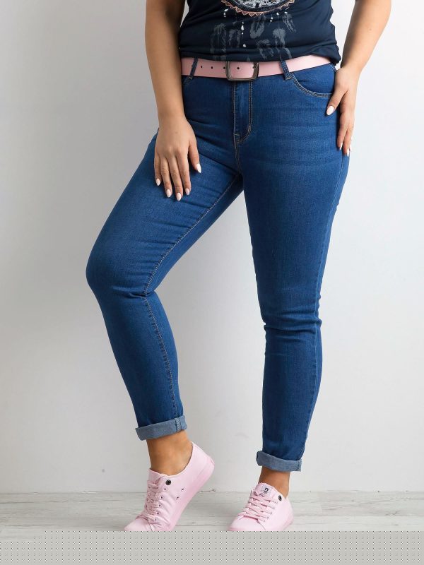 Velkoobchod Modra dzinové kalhota nadměrné velikosti