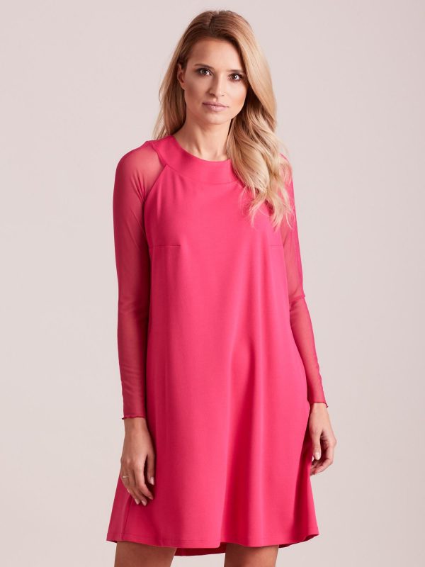 Velkoobchod Růžové lezérní šaty