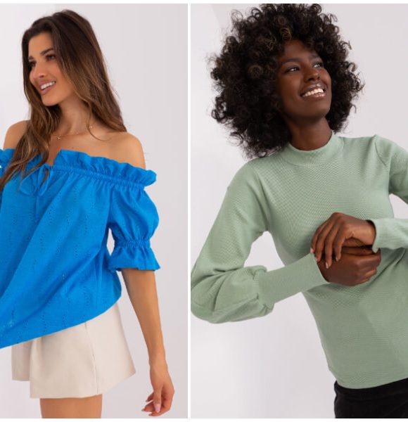 Levné dámské halenky velkoobchod – skiroký výběr stylových modelů