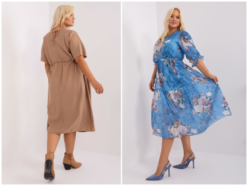 Šaty plus size velkoobchodní oblečení – jaké modely koupit na zimu?