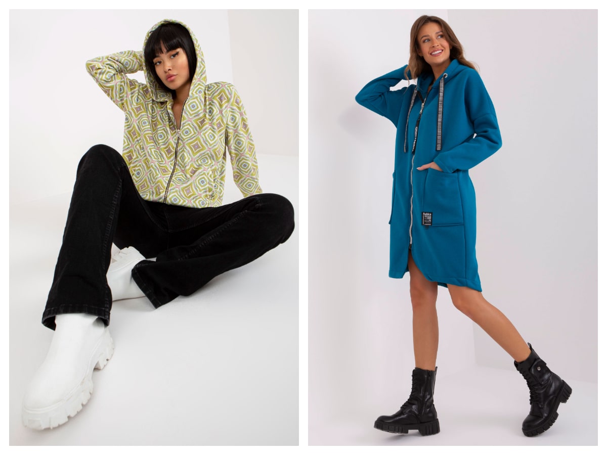 Mikina – módní inspirace