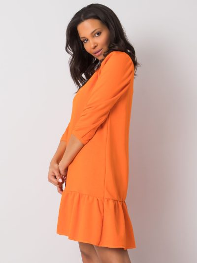 Velkoobchodní oranžové šaty Adoria RUE PARIS