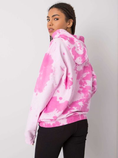 Velkoobchodní růžová mikina Stephanie RUE PARIS