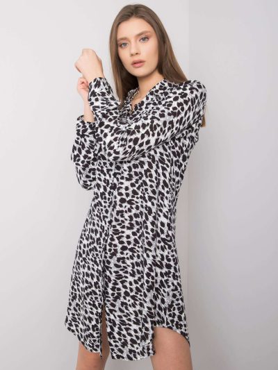 Velkoobchodní bílé a černé ležérní šaty Sasha RUE PARIS