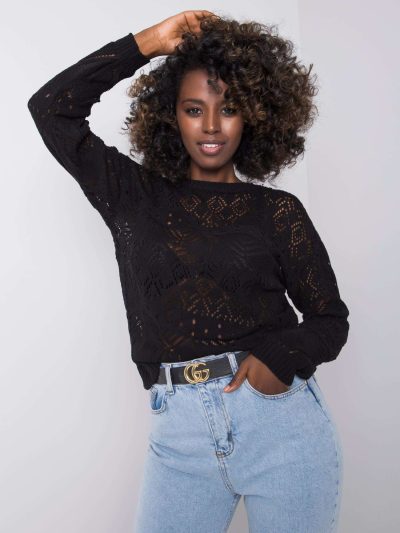 Velkoobchodní Adrijana RUE PARIS černý svetr