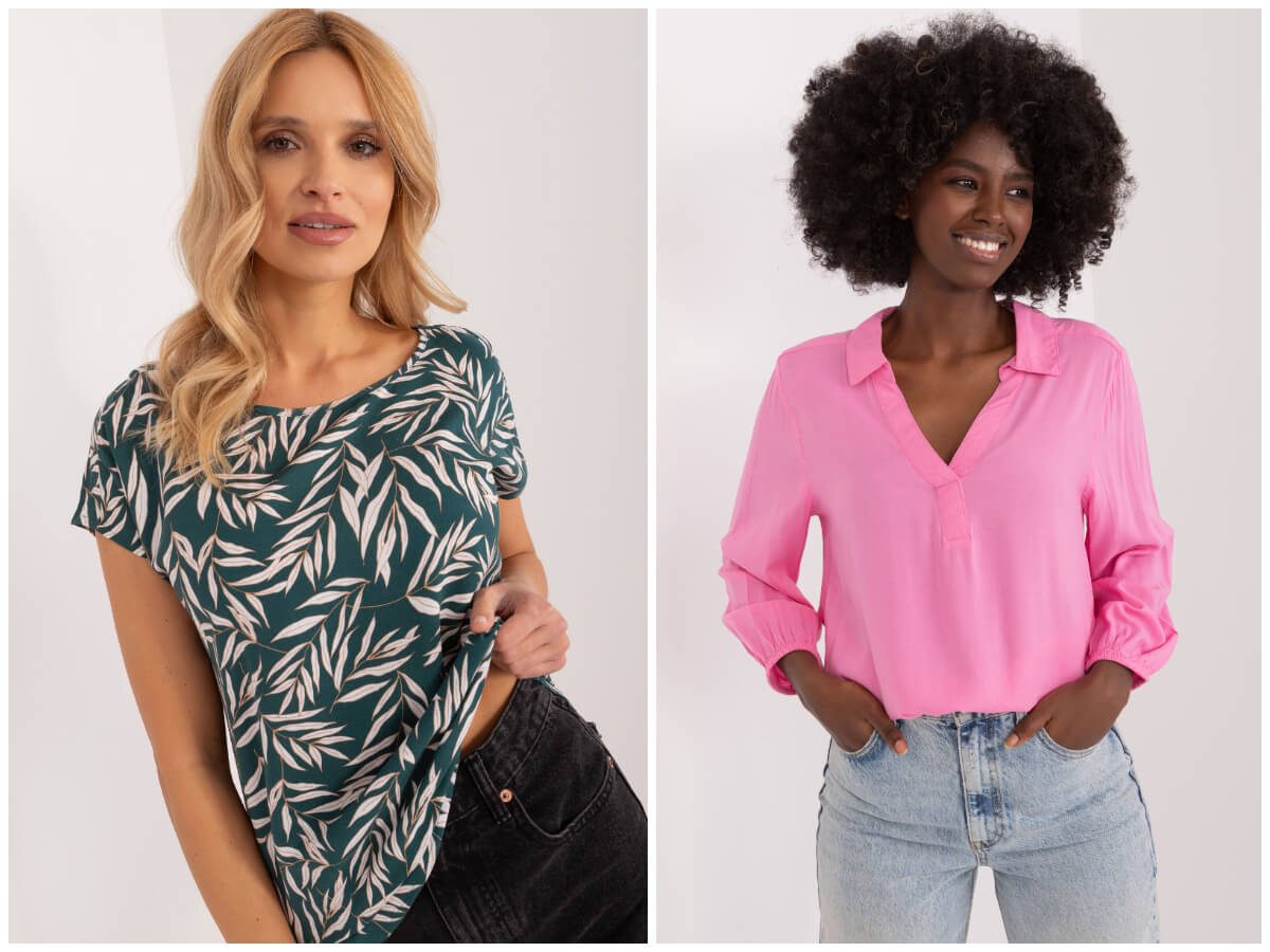 Typy zvýraznění v dámských halenkách – jak obklopit postavu?