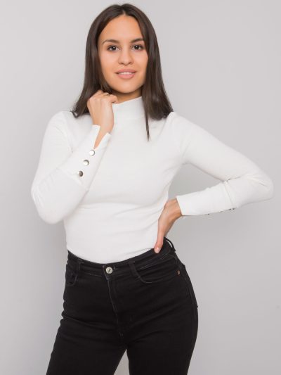 Velkoobchodní Ecru halenka s dlouhým rukávem Marbella RUE PARIS