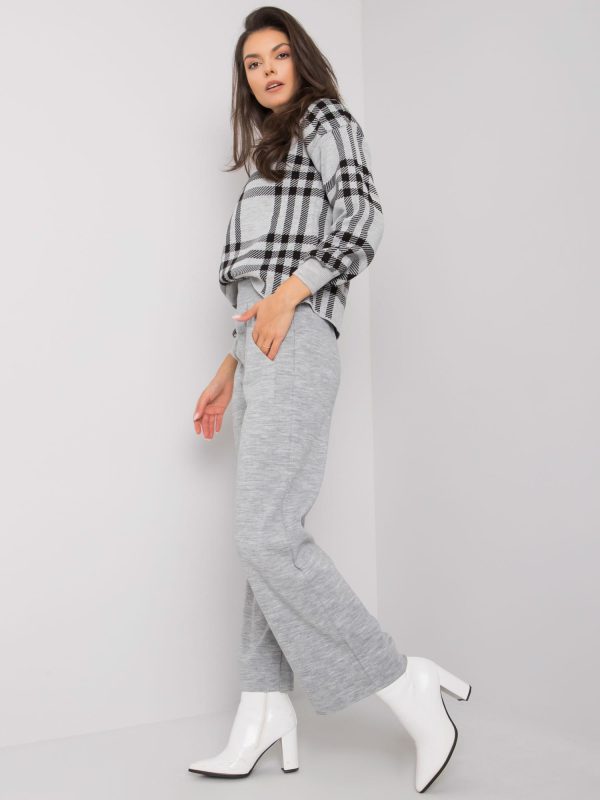 Velkoobchodní šedá pletená sada Marthe