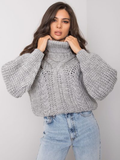 Velkoobchodní dámský šedý rolák Mansfield RUE PARIS