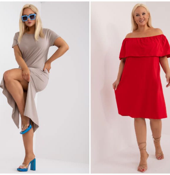 Módní velké šaty – nejlepší výběr velkoobchodníků s oblečením